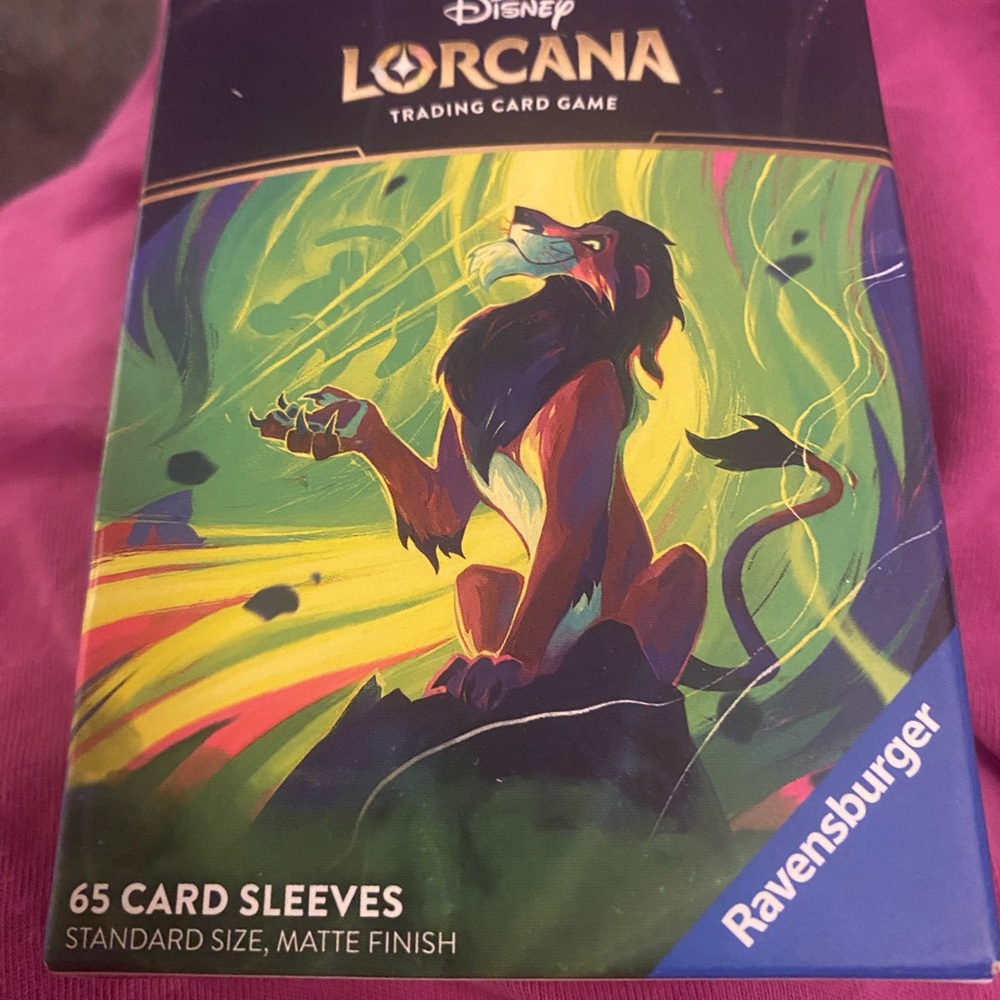 Ravensburger Disney Lorcana Card Sleeves - Green and Purple